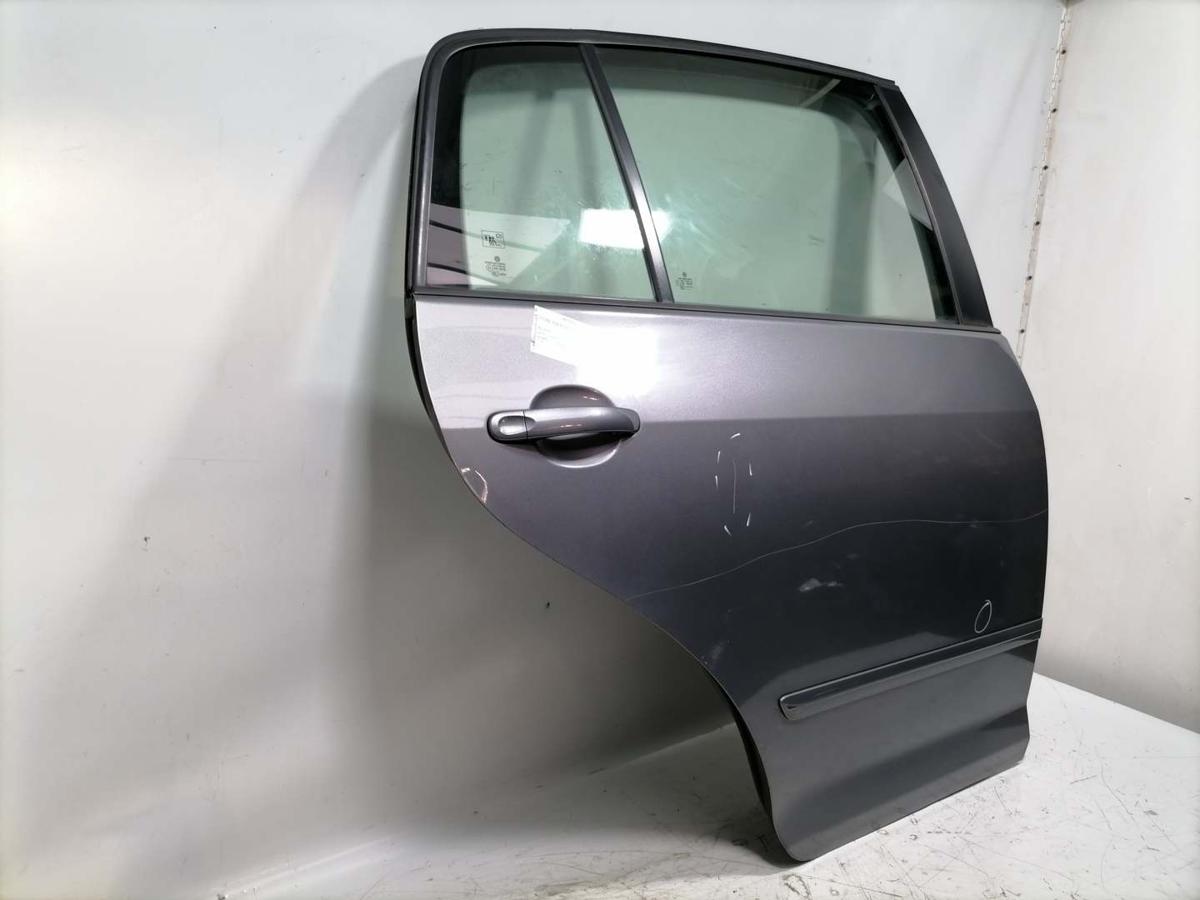 VW Golf Plus 2 original T&uuml;r hinten rechts LA7T United Grey Rohbau Bj.2009